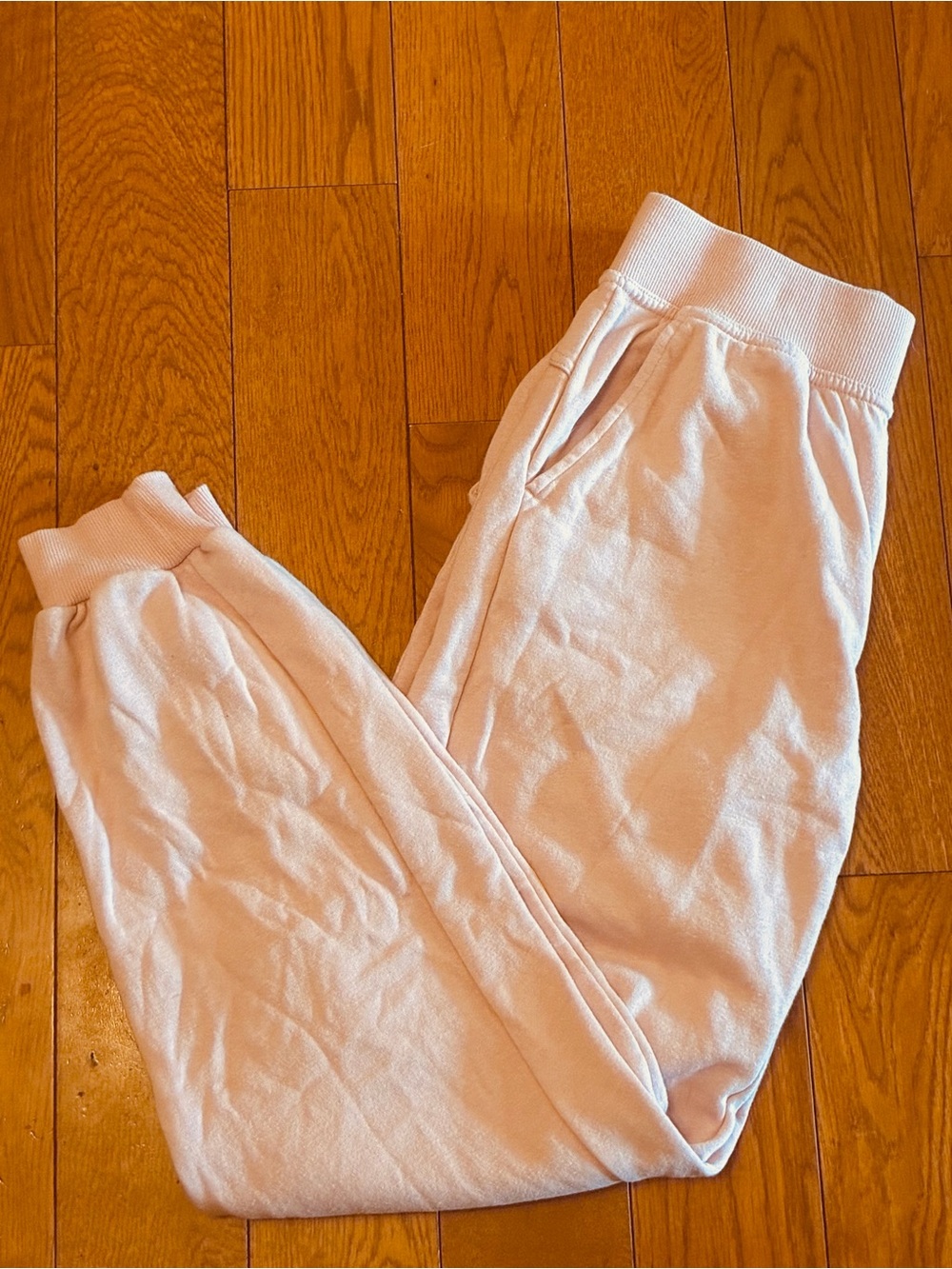 Women’s Light Pink Jogger Sweat Pants - Soft Casual Bottoms